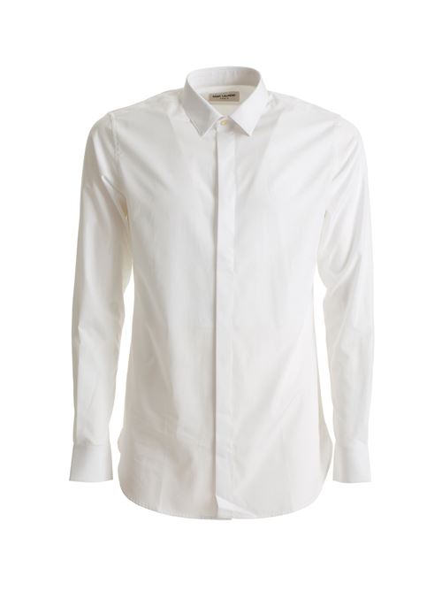 Saint Laurent 439373 Y217W9000 Cotton Poplin Shirt SAINT LAURENT | 439373 Y217W9000